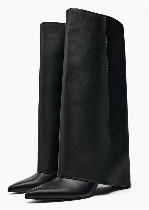 Morgane Fold-Over Tall Boots