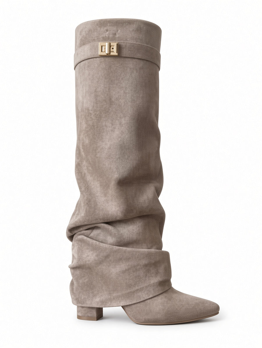 Séraphine Fold-Over Tall Boots