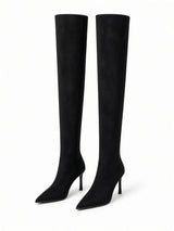 Aveline Over-the-Knee Suede Boots  3-Way Styling