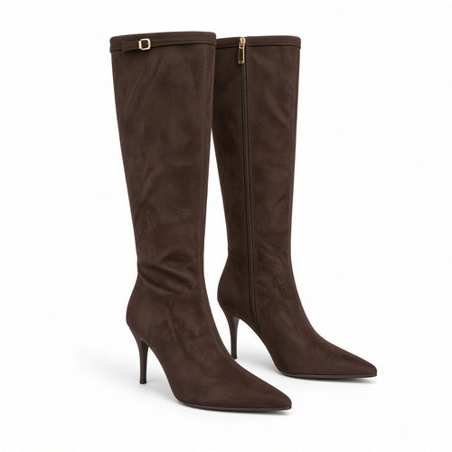 Fiora Suede Knee-High Boots