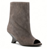 Ondine Peep-Toe Sculptural Wedge Boots