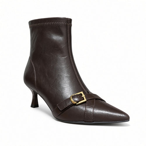 Delphine Pointed-Toe Ankle Boots