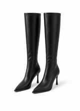 Ottavia Pointed-Toe Mid-Calf Boots