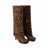 Marisol Suede Knee-High Boots  Square