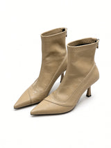 Anouska French-Style Pointed-Toe Ankle Boots