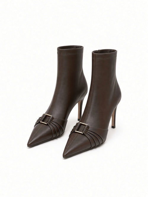Rosalind Pointed-Toe Ankle Boots